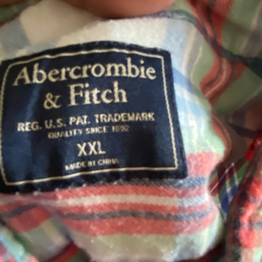 Men’s Abercrombie and Fitch long sleeve flannel